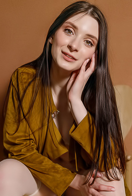 Marion Summers Wearing Nothing But Sheer Stockings And High Heels