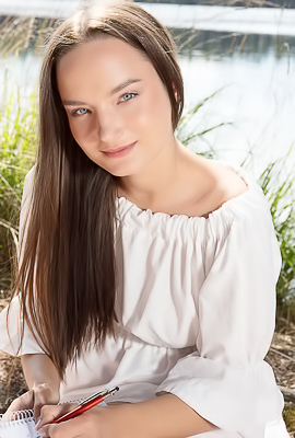 Deena Rolling Over To Flaunt Her Sexy Booty