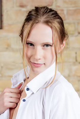 Zuzanna Topless Beauty Massages Lotion Into Her Silky Skin