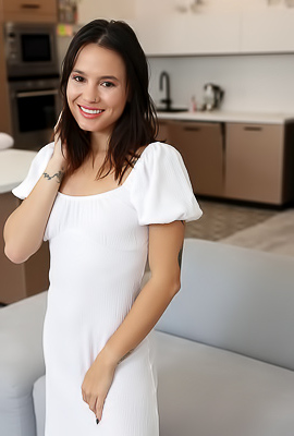 Lucy Mendez Her Lovely Hard Nips And Her Dripping Bald Twat