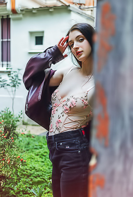 Marion Summers Draped In Layers Of Soft White That Slip Away To Reveal Her Tempting Curves