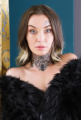 Tabitha Poison Sliding Gently Down the Cock for Your Pleasure